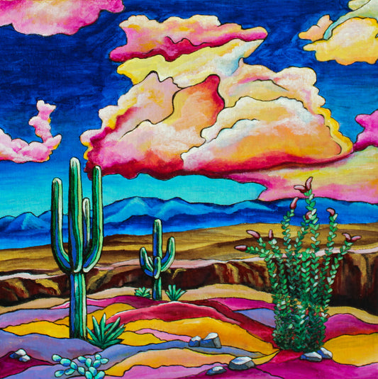 “Cacti in the Desert”